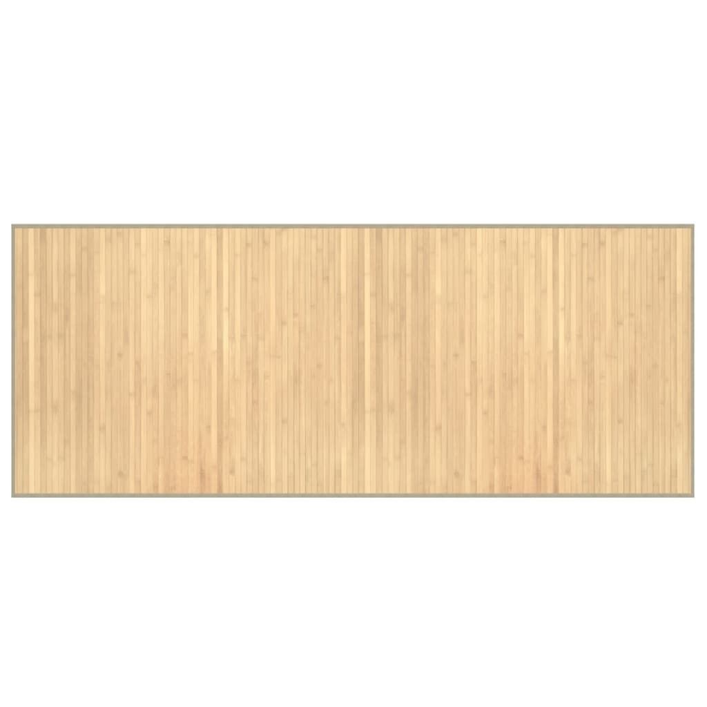 vidaXL Koberec obdĺžnikový svetlý prírodný 80x200 cm Bambus Obrázok produktu 