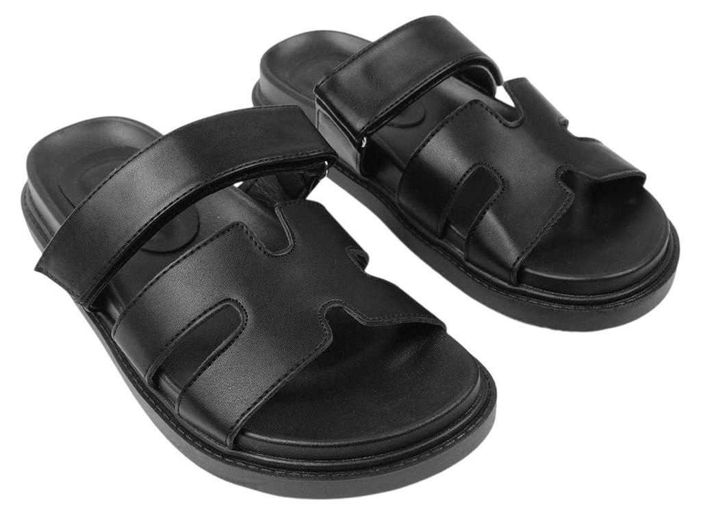 Where's That From - Sandalen für Damen, Flach GT18325 (38 EU) (Schwarz)