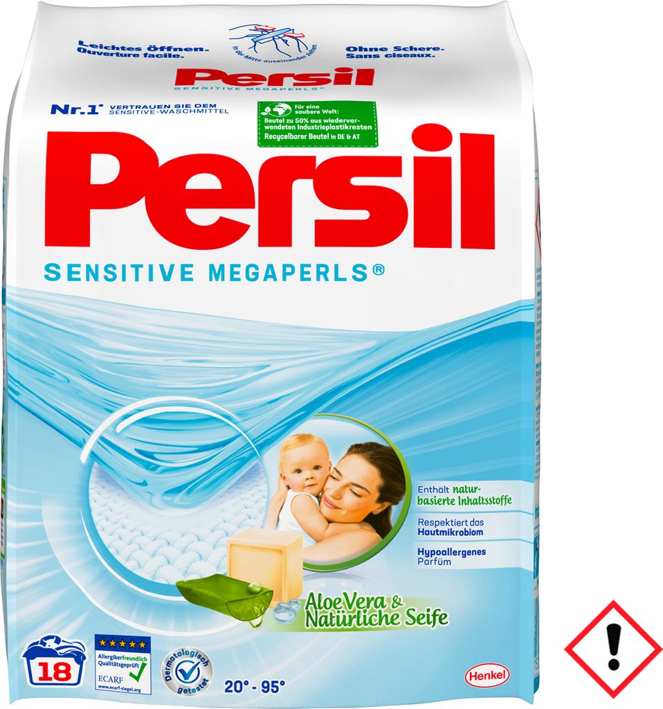 Persil Sensitive Megaperls Vollwaschmittel mit Aleo Vera Produktbild 2