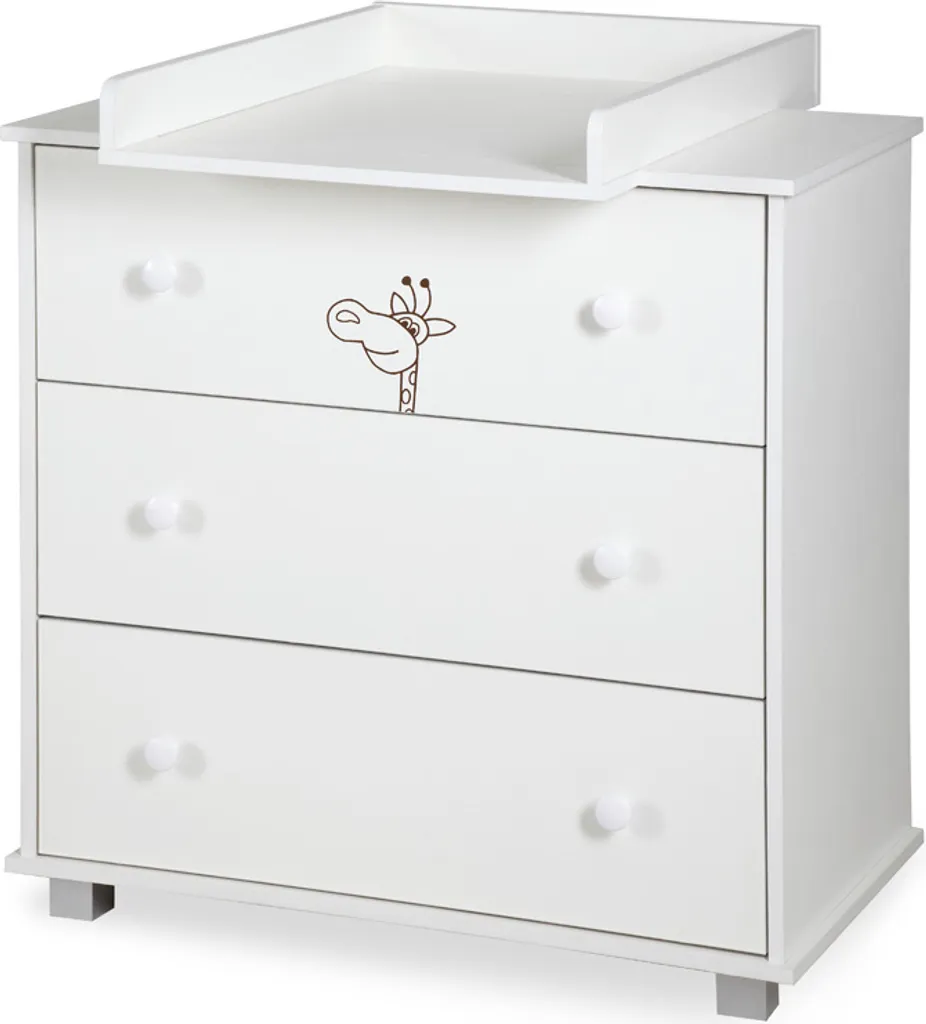 Fini le désordre avec la commode tiroirs MISTY blanc : Rangement facile