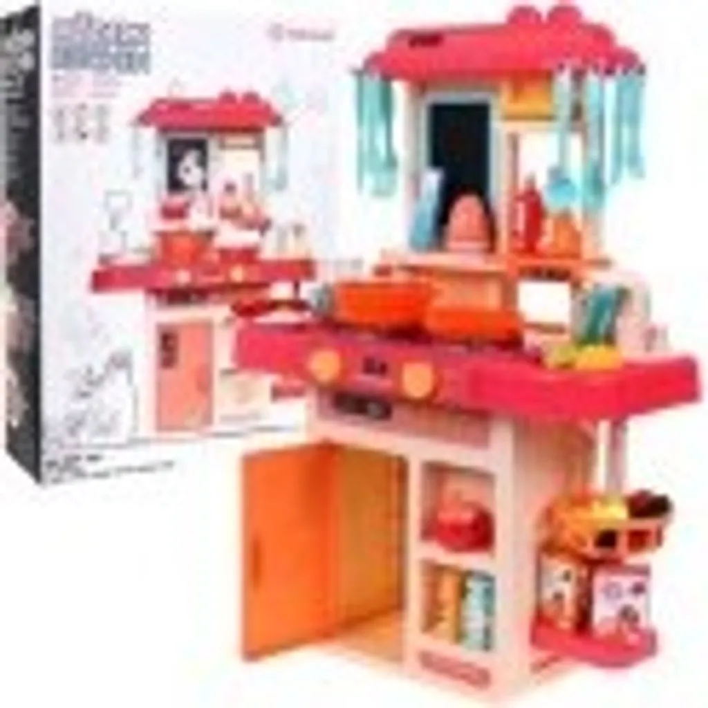 Cuisine interactive rose Little Chef : un jeu sûr avec brûleur réaliste - 9