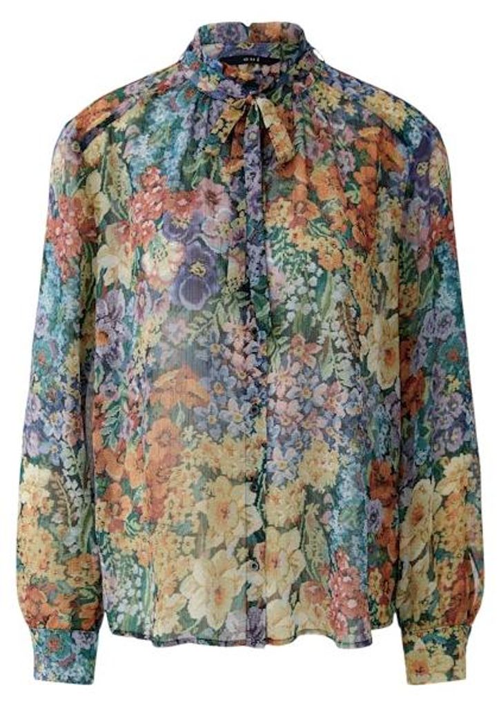 Bluse 0422 lilac yellow Größe 44 Produktbild 