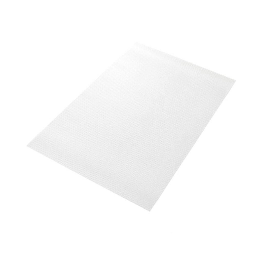Praktische Kühlschrank Matte Easy Clean EVA Mehrzweck Waschbar Isoliert Platzset Schüssel Tisch Pad für die Küche-Durchscheinend weiß