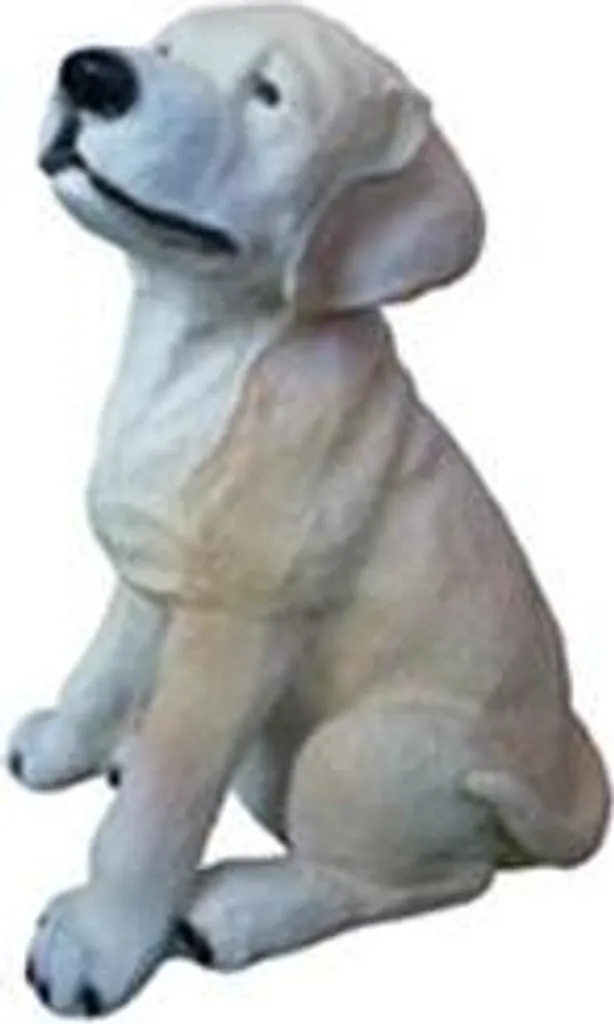 Sculpture de Chien Décorative pour Jardin et Terrasse - Hauteur 32cm