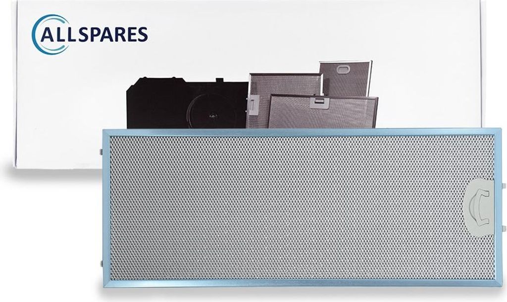 AllSpares Metallfilter für Dunstabzugshauben geeignet für 11022474, AS-MF420 (482x192x8mm)