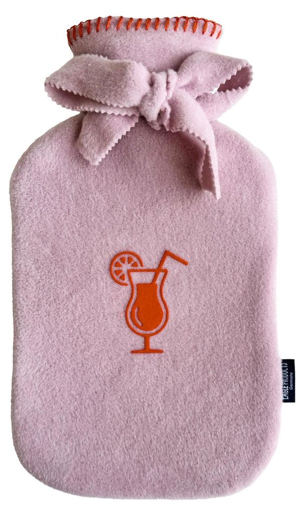 Eagle Products Wärmflasche OLAF , 20x35 cm, flieder/ Cocktail orange