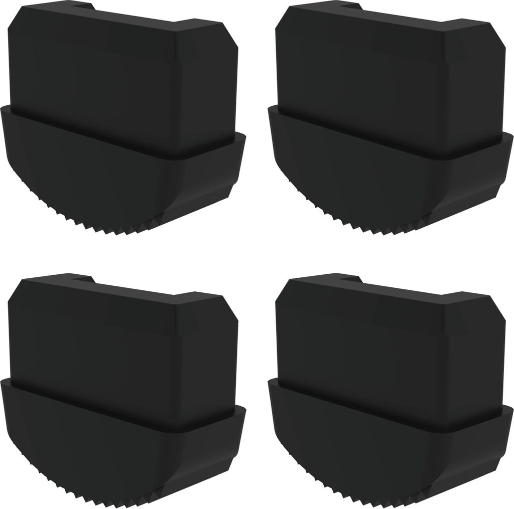 Günzburger Steigtechnik 4x Innenschuh für Podesttreppe für Holmmaß 57 x 25 mm elektrisch ableitfähig - 019247