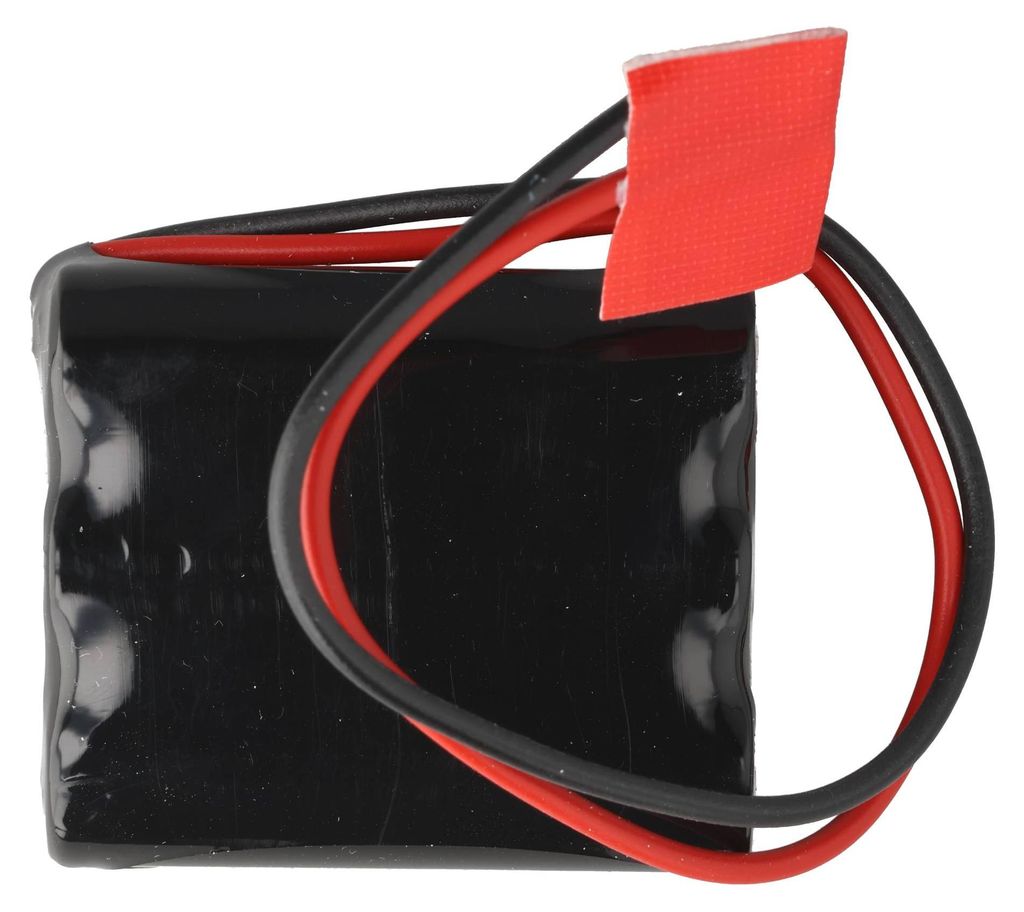 Notleuchtenakku NiMH 7,2V 1800mAh F2x3 Mignon AA mit 200mm Kabel einseitig
