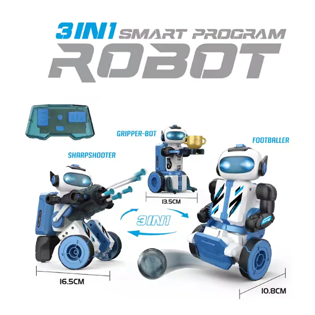 Robot spatial 4in1 : Kit de construction à tiges flexible et articulé - 2