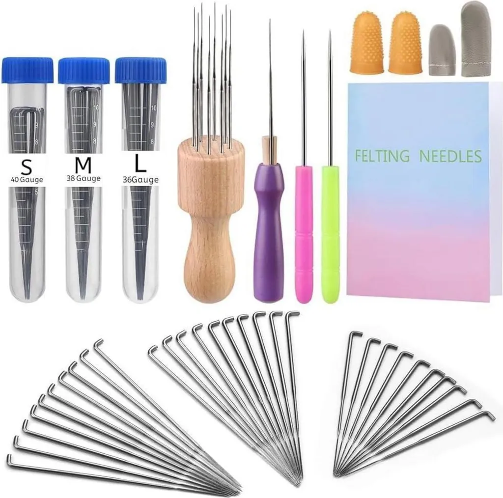 Réussir son feutrage de laine facilement - Kit 3 aiguilles spécial DIY