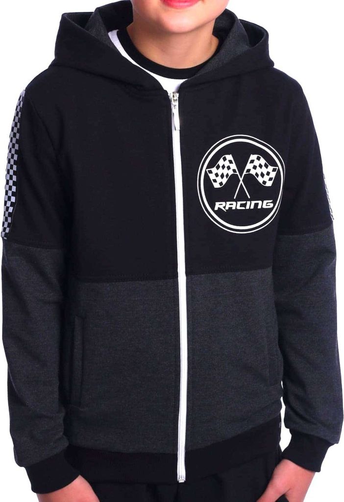 BEZLIT Jungen Sweatjacke mit Motiv Druck Anthrazit 116