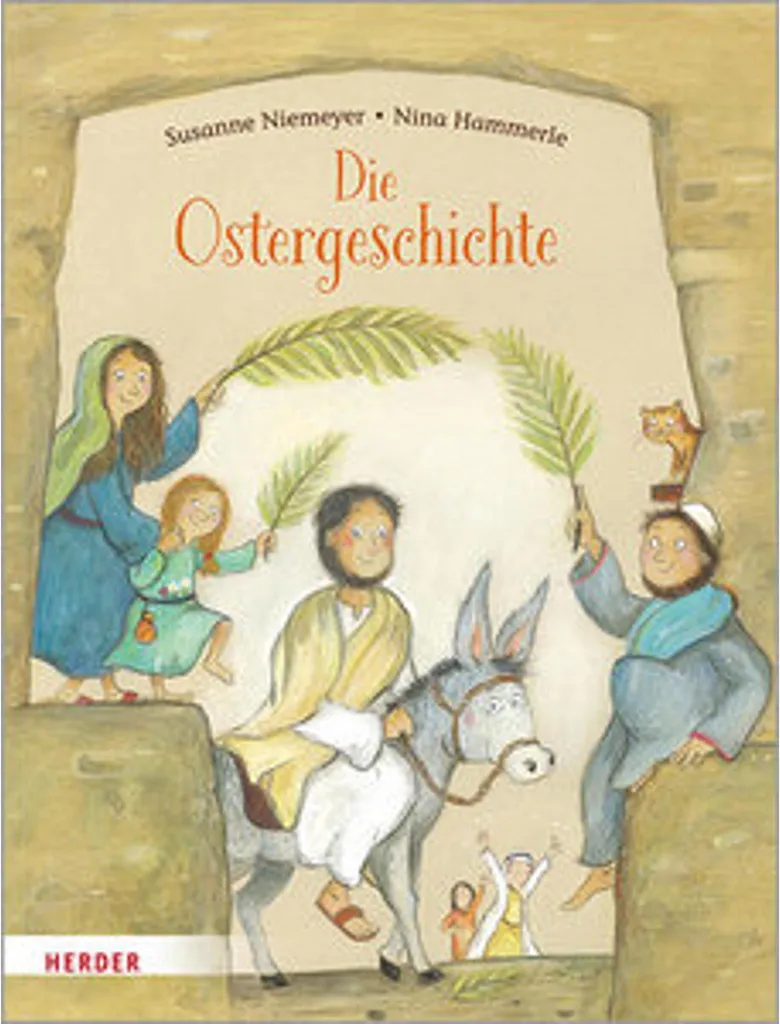 Die Ostergeschichte Album cartonné avec illustrations colorées Pâques