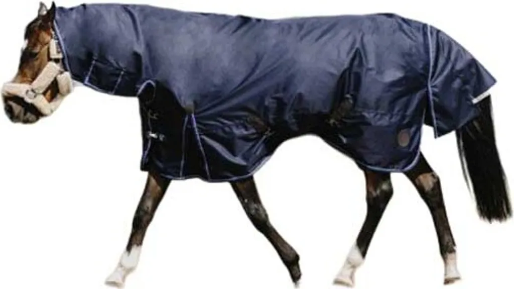 Couverture d'Extérieur pour Cheval Equithème 1200D Combo 300g Bleu