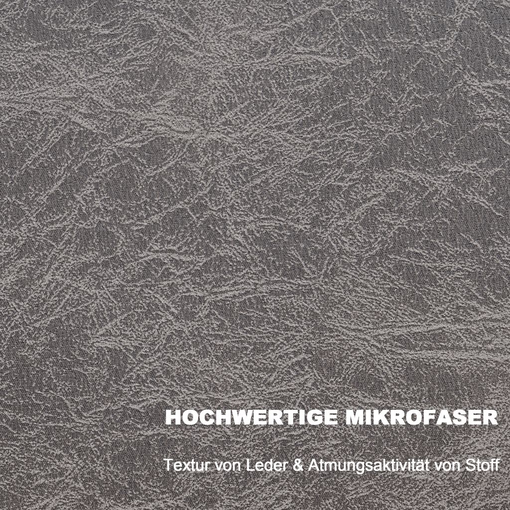 MCombo Sessel mit Hocker für Wohnzimmer , Retro Vintage Relaxsessel mit Taillenkissen, Armlehnensessel Loungesessel Polstersessel aus Mikrofaserst...
