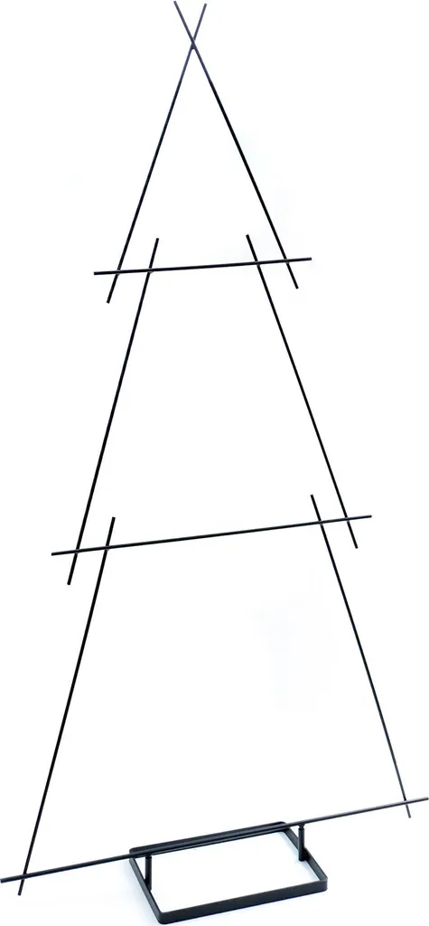 Sapin de Noël Réutilisable Noir 148 cm - Arbre Déco Moderne pour le Salon