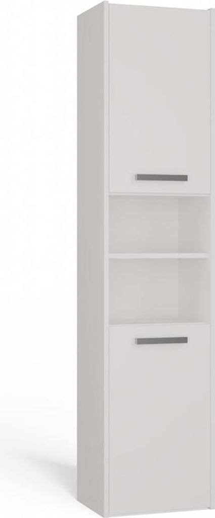 Topeshop S40 BIEL Aufbewahrungsschrank für Badezimmer Weiß Produktbild 