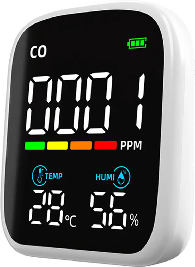 Capteur de CO électrochimique multifonction avec écran LED rétroéclairé - 2