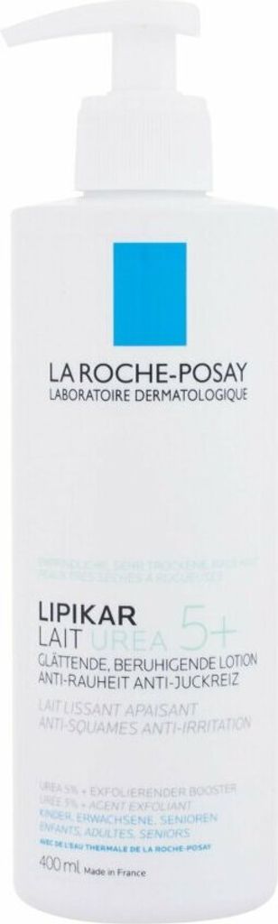 La Roche-Posay Lipikar Lait Urea 5+ Smoothing Soothing Lotion Hydratations-Körpermilch für trockene Haut 400 ml