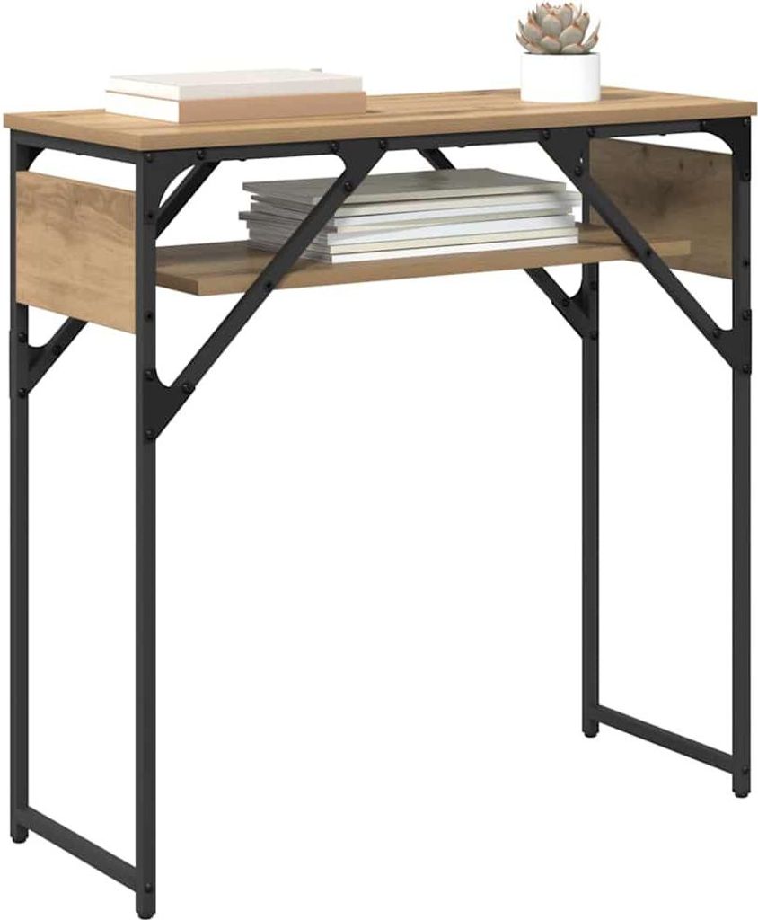 Stabli Konsolentisch Artisan-Eiche 75x30x75cm Holzwerkstoff Produktbild 