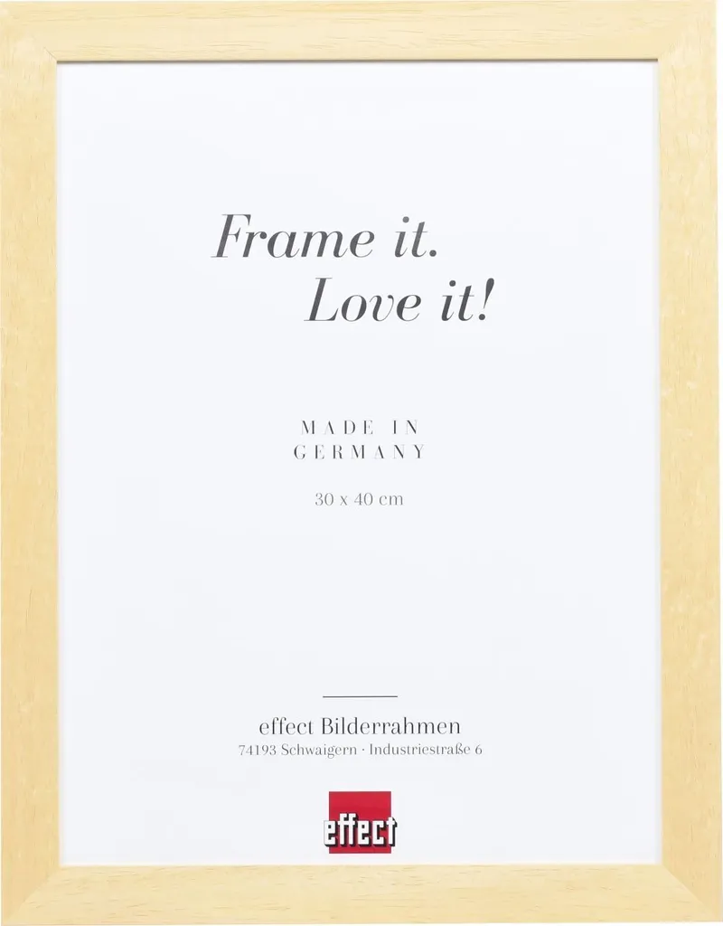 Cornice 13x18 Effetto Legno Naturale Profilo 55 - Portafoto Artigianale