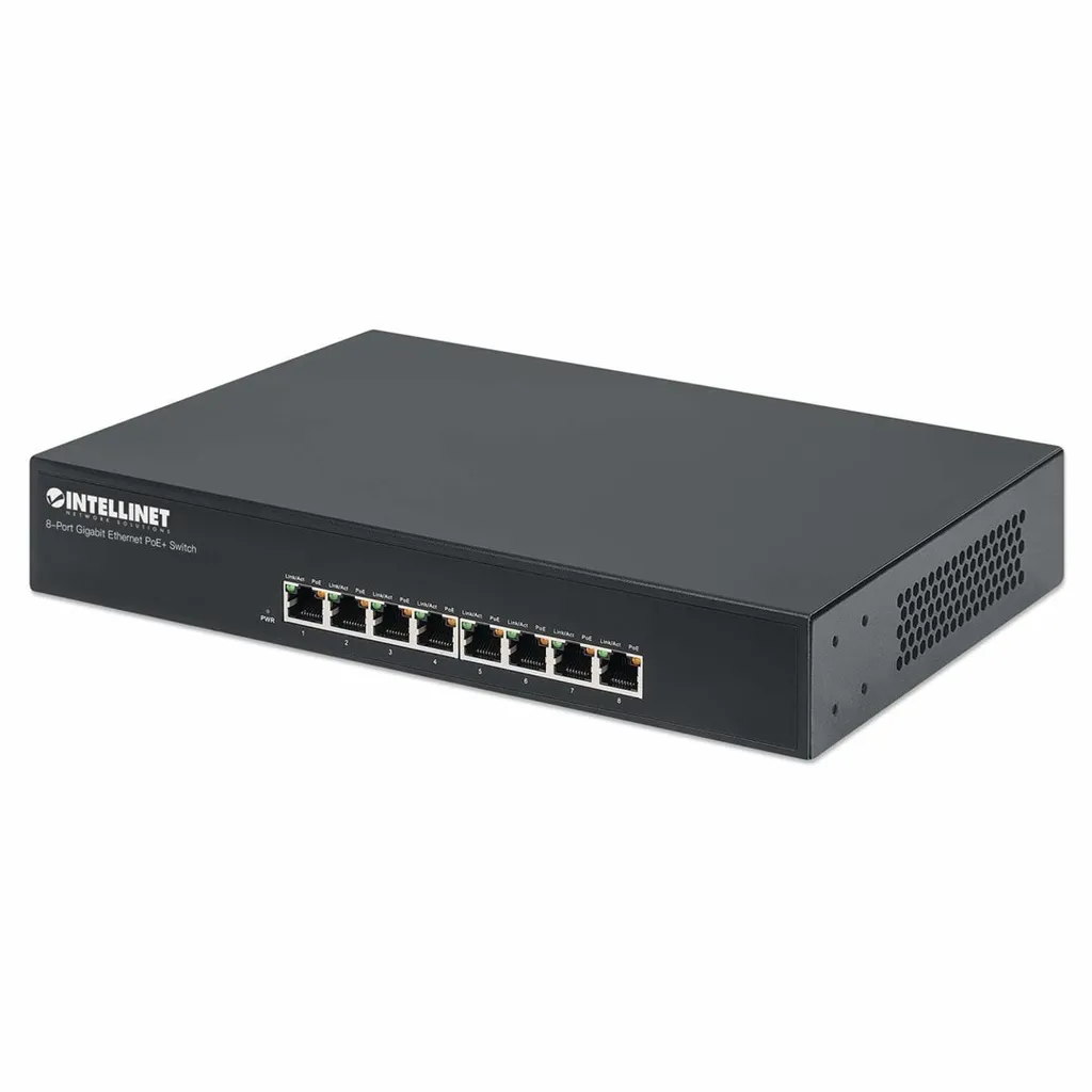 Offerta Switch 8 Porte Gigabit PoE+ Intellinet | Alta Potenza 140W