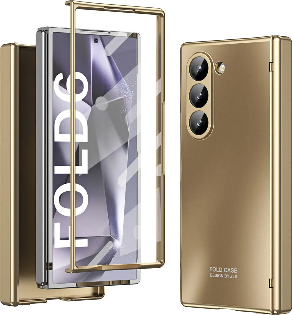 Protezione Totale Galaxy Z Fold 6: Cover Rigida PC e Vetro 9H