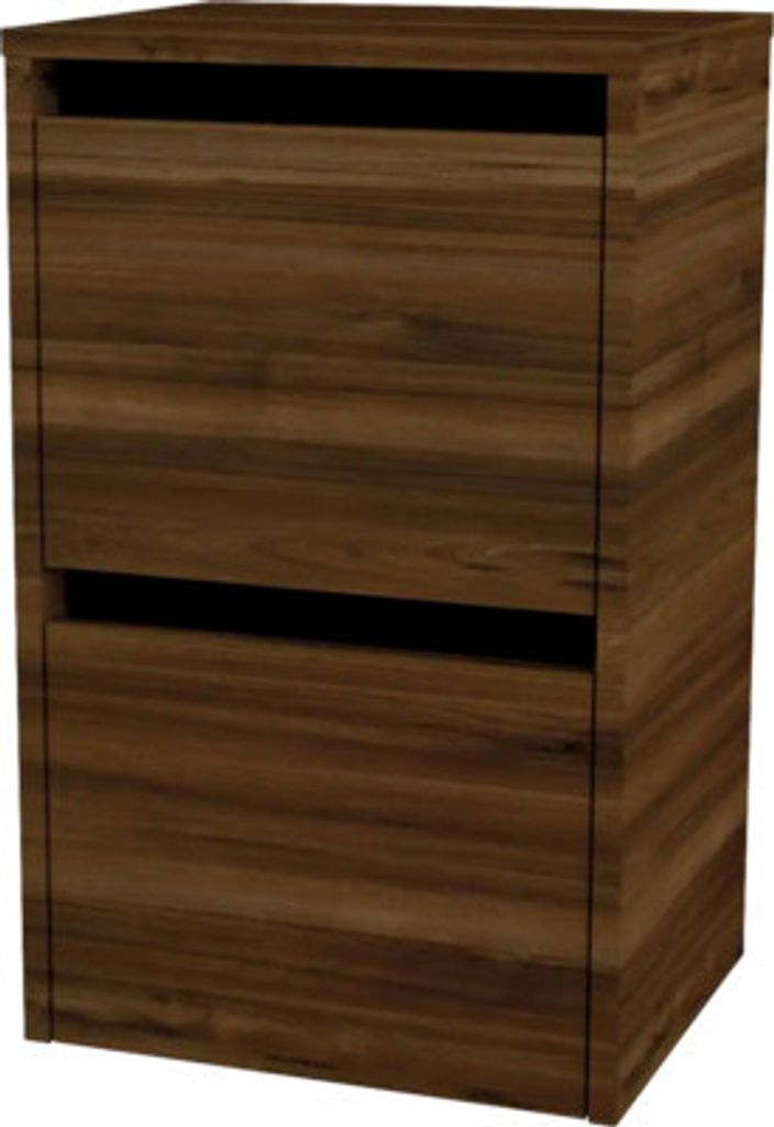 Hängeschrank mit 2 Schubladen Devo Etna 2.0 BxHxT 40x65x33 cm tobacco pacific walnut