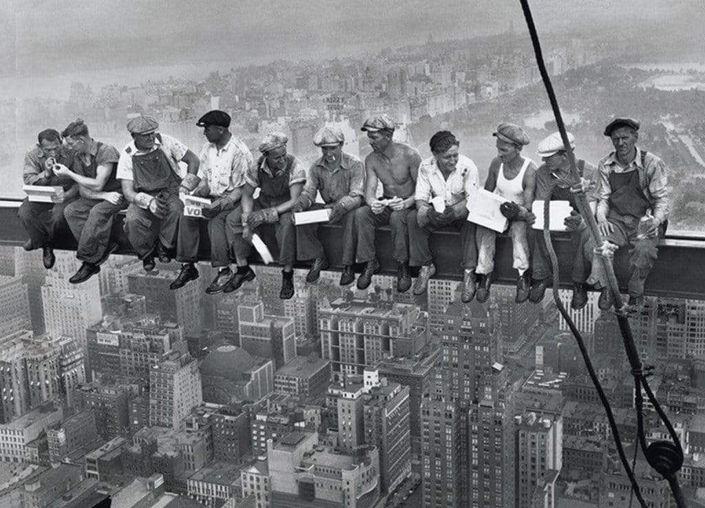 Lunch on Skyscraper - 61x91cm - Affiche Poster Image du produit 