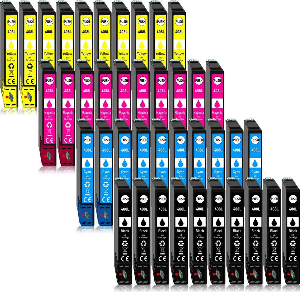 40er Pack Druckerpatronen 408 408L kompatibel mit Epson Produktbild 