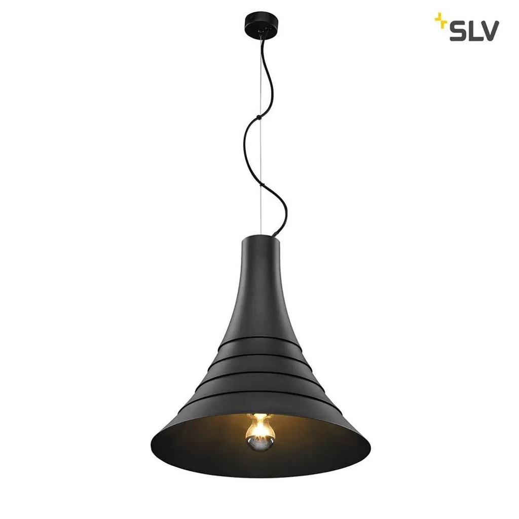 SLV Bato 45 Luminaire suspendu Noir 1000433 - Éclairage chic et moderne