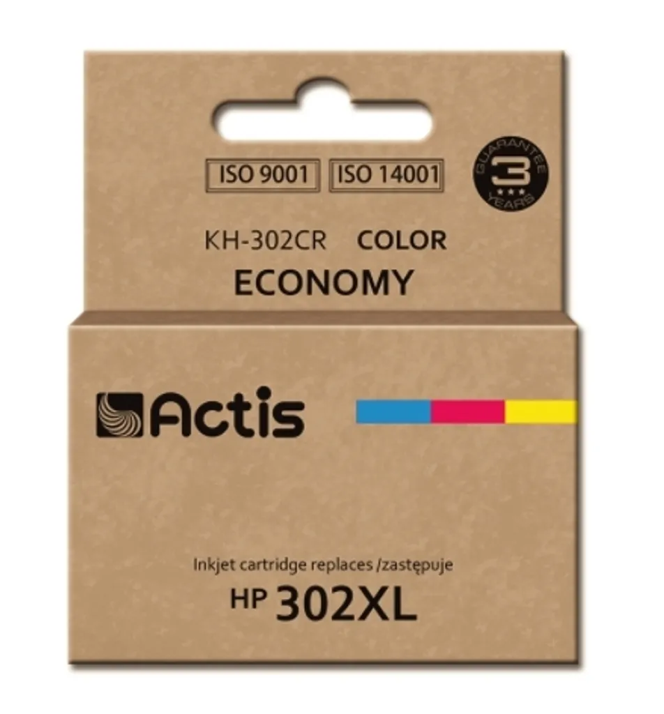 Cartouche Couleur Actis KH-302CR pour HP 302XL 21ml spéciale Photos