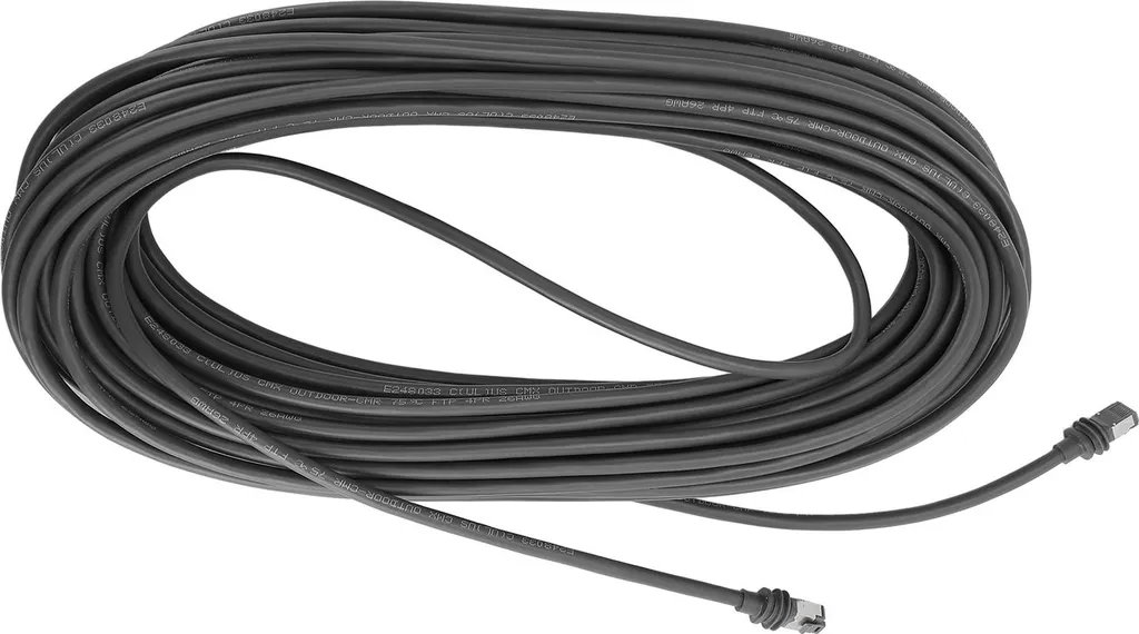Câble Satellite Gen 3 Étanche IP68 avec Protection Anti-Morsure Gris