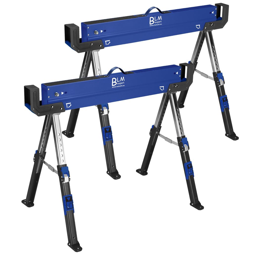2x Gerüstbock Arbeitsbock Klappbock höhenverstellbar Stützbock Unterstell D4