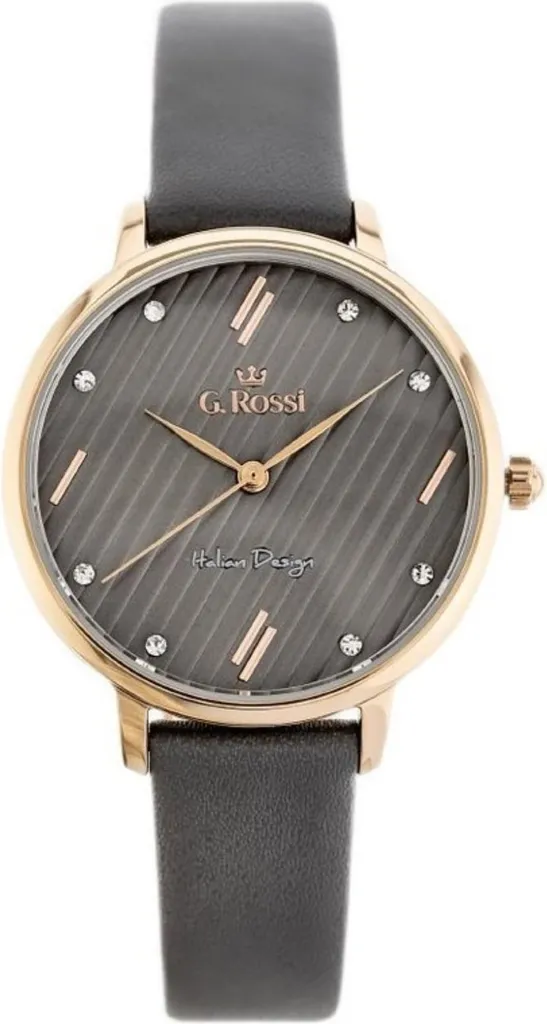 Montre G. Rossi GR12094A1B3 Étanche avec Verre Minéral Anti-Rayures Homme