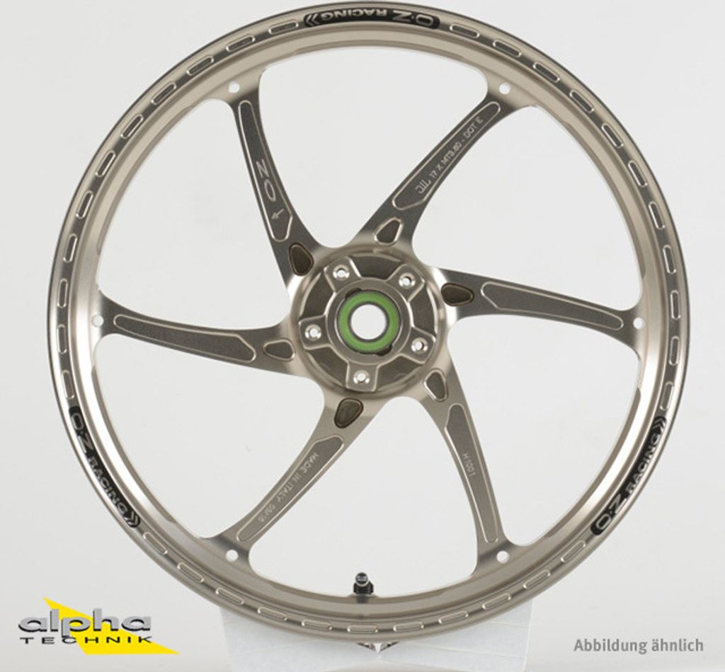 OZ Gass RS-A Felgen titanfarben ZX10R Ninja ZXT00J