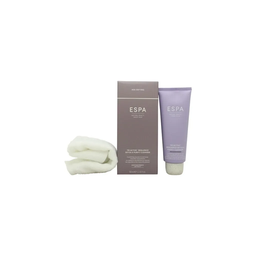 Adieu Teint Terne avec Espa Tri-Active Resilience Detox Cleanser 100ml