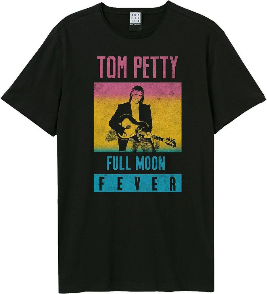 Amplified - "Full Moon Fever" T-Shirt für Herren/Damen Uni GD4309 (S) (Schwarz)