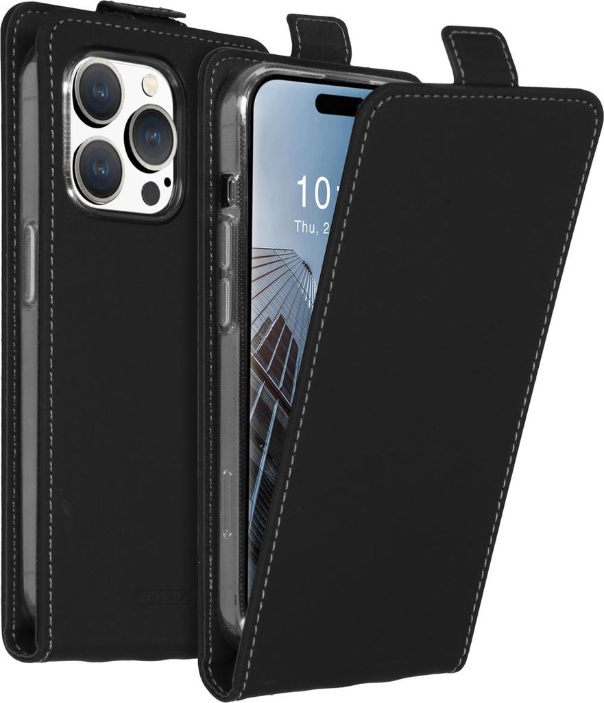 Accezz Flip Case iPhone 15 Pro - Schwarz Immagine del prodotto 