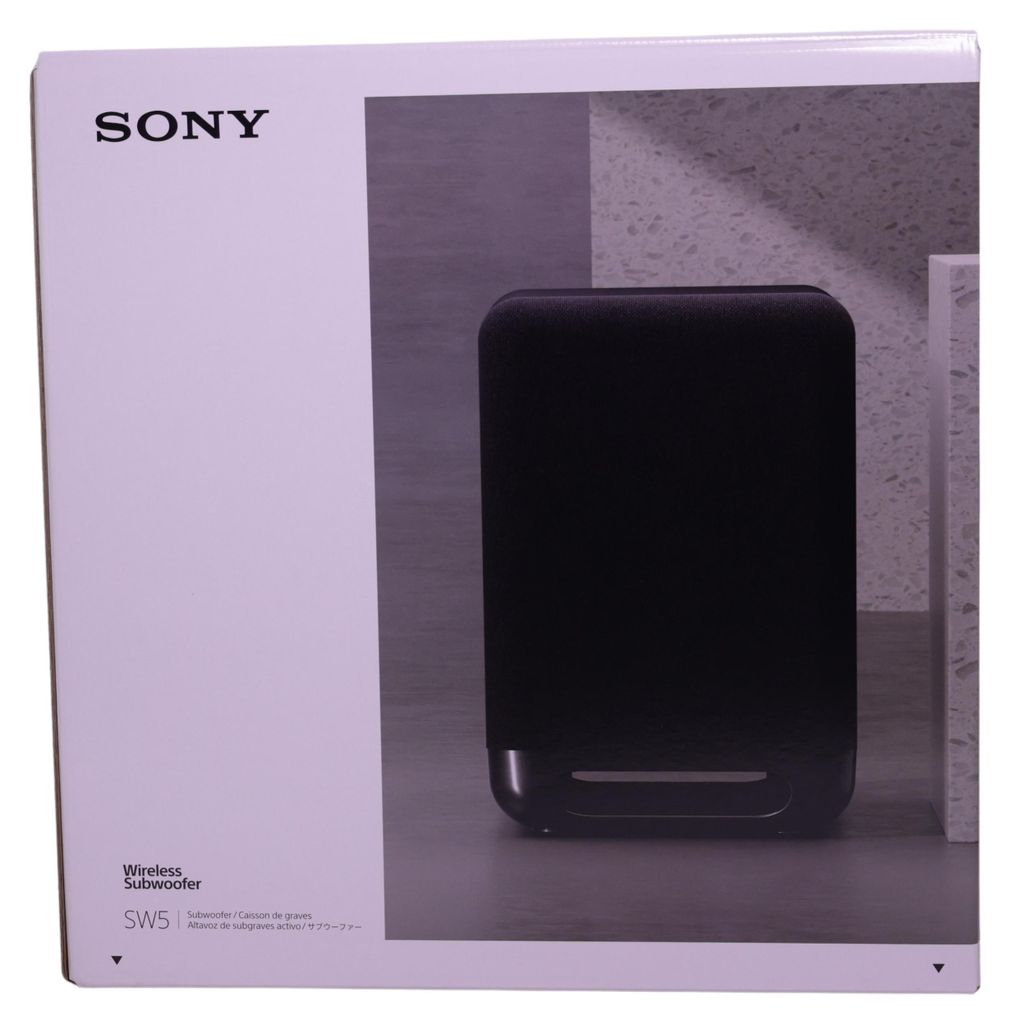 Sony SA-SW5, 300 W, Passiver Subwoofer, 2 Ohm, 18 cm, Produktbild 