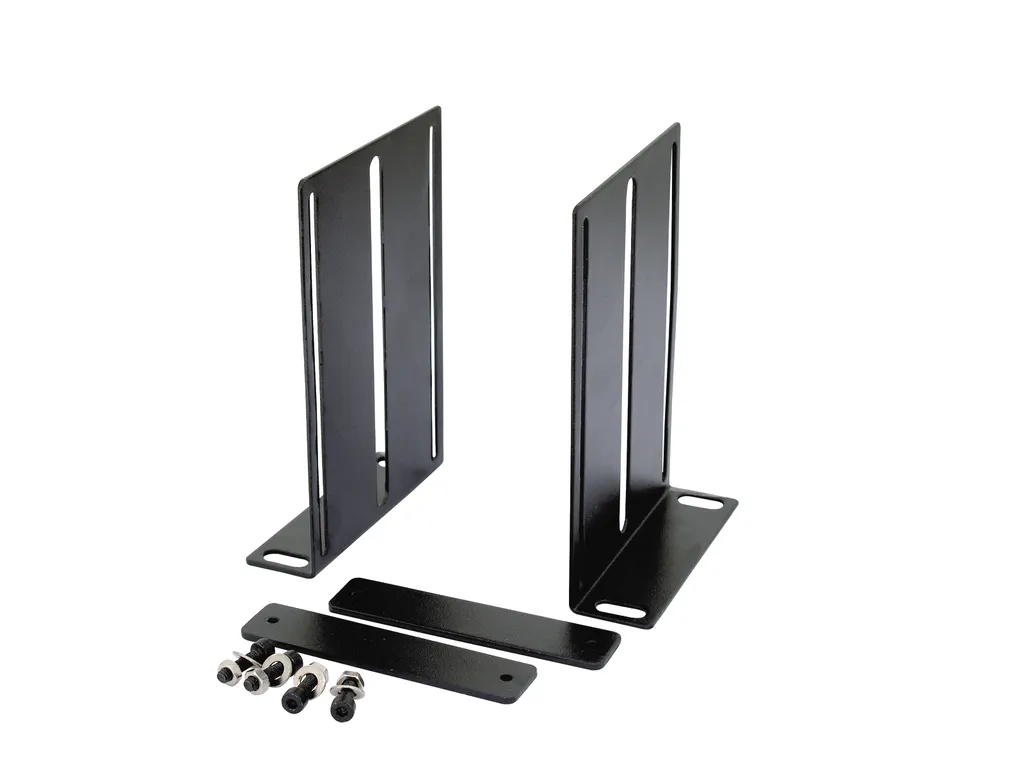 Equerre de rack arrière 2U en acier robuste OMNITRONIC 30100936 noir