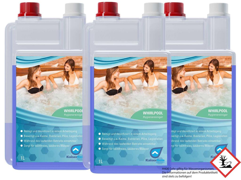 KaiserRein 3 x1 L (3 L) Whirlpool Desinfektionsmittel für Produktbild 
