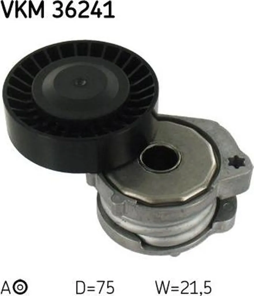 SKF VKM36241 Galet Tendeur de Courroie pour Ford Mondeo et Volvo V70