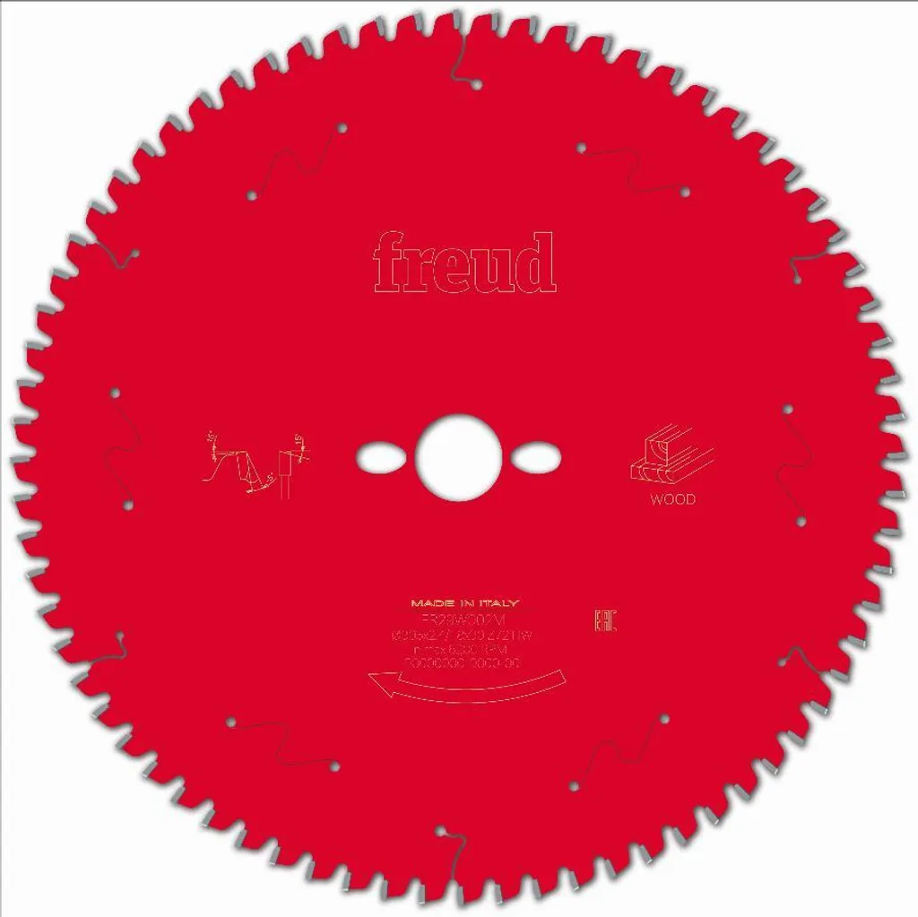 Disque de Coupe Scie Circulaire Portative 305mm Freud Z72 pour le Bois