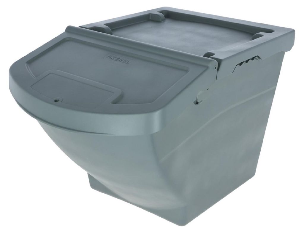 KERBL Futterbox stapelbar 60 Liter  mit Deckel, Kunststoff Immagine del prodotto 