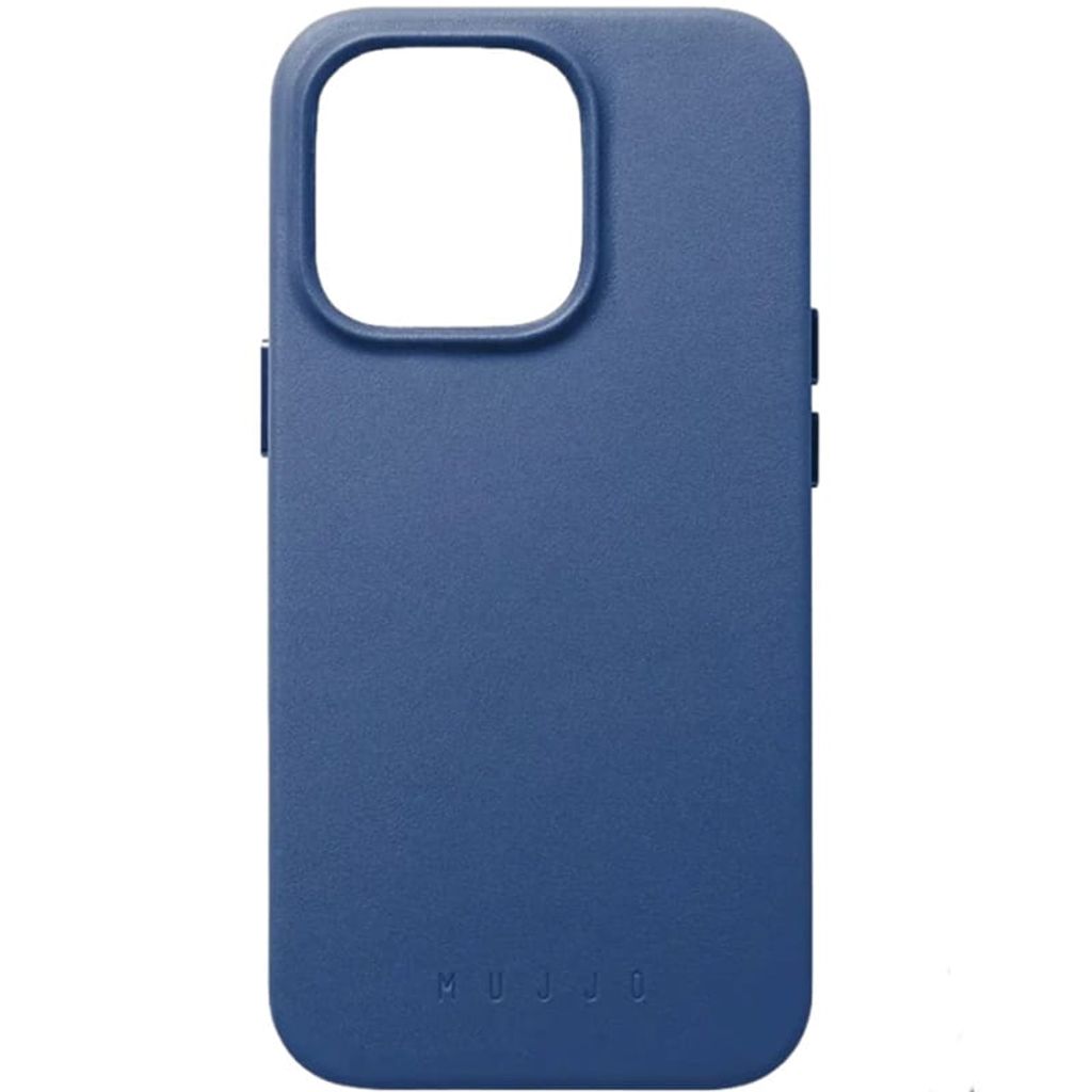 Étui en cuir Mujjo avec MagSafe iPhone 14 Pro bleu Image du produit 