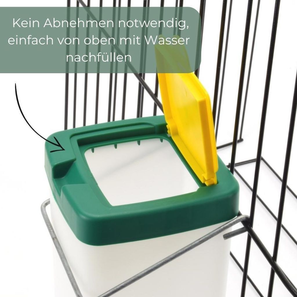 FewNvWa Reptilien Wasserspender - Automatische Tränke Für Geckos & Schildkröten