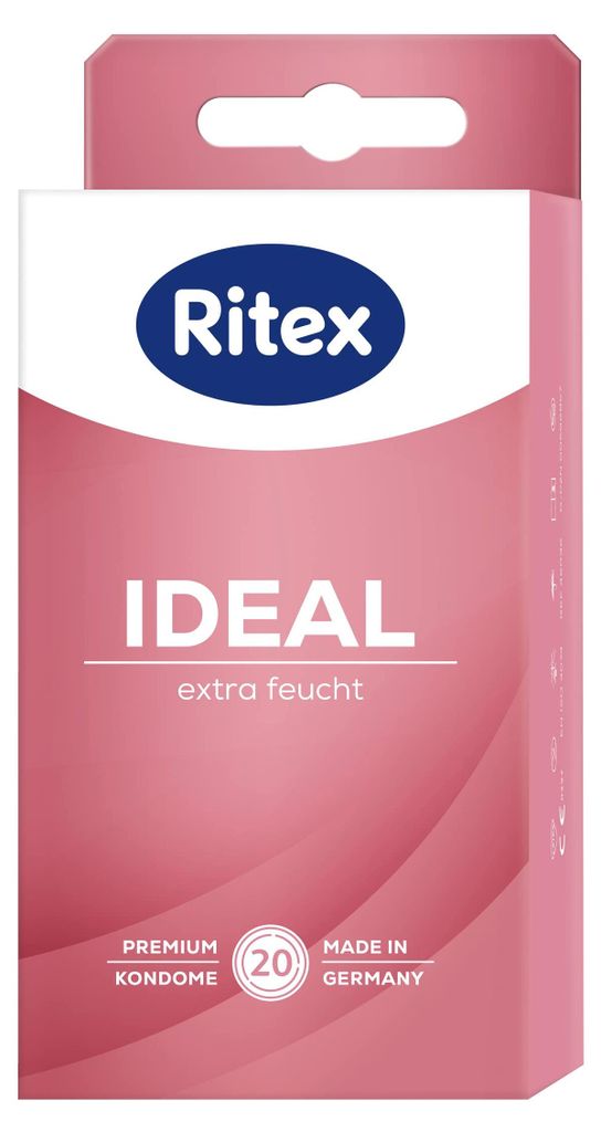 Ritex Ideal condooms, 20 stuks. Condooms Productafbeelding 