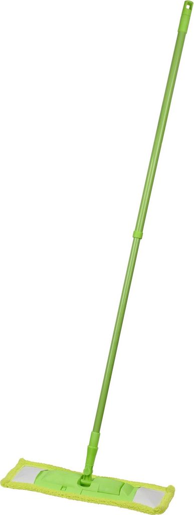 Mop MagicHome Microfiber, per pavimenti, con manico, verde Immagine del prodotto 