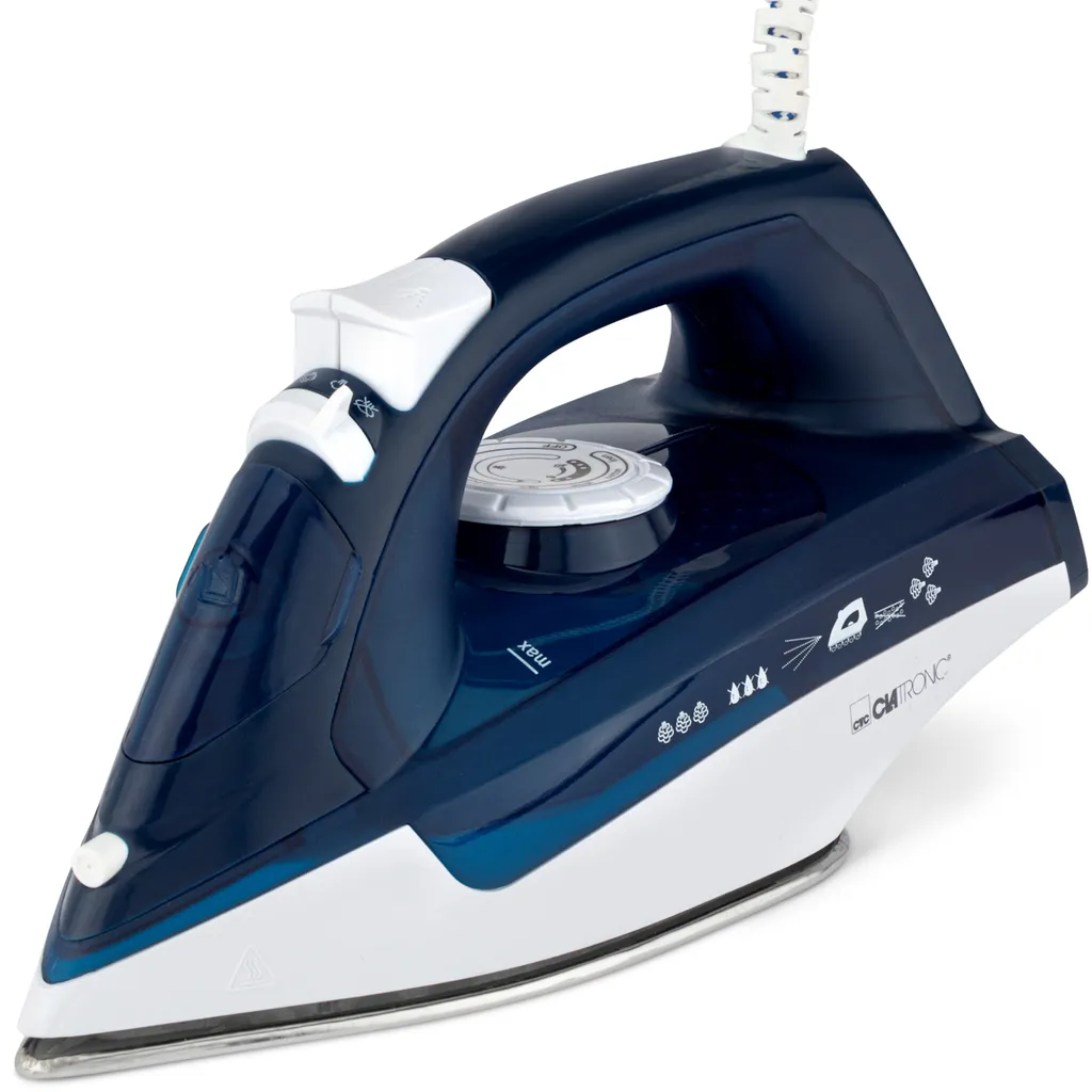 CLATRONIC 263856 Ferro a vapore CLATRONIC DB 3704, bianco / blu