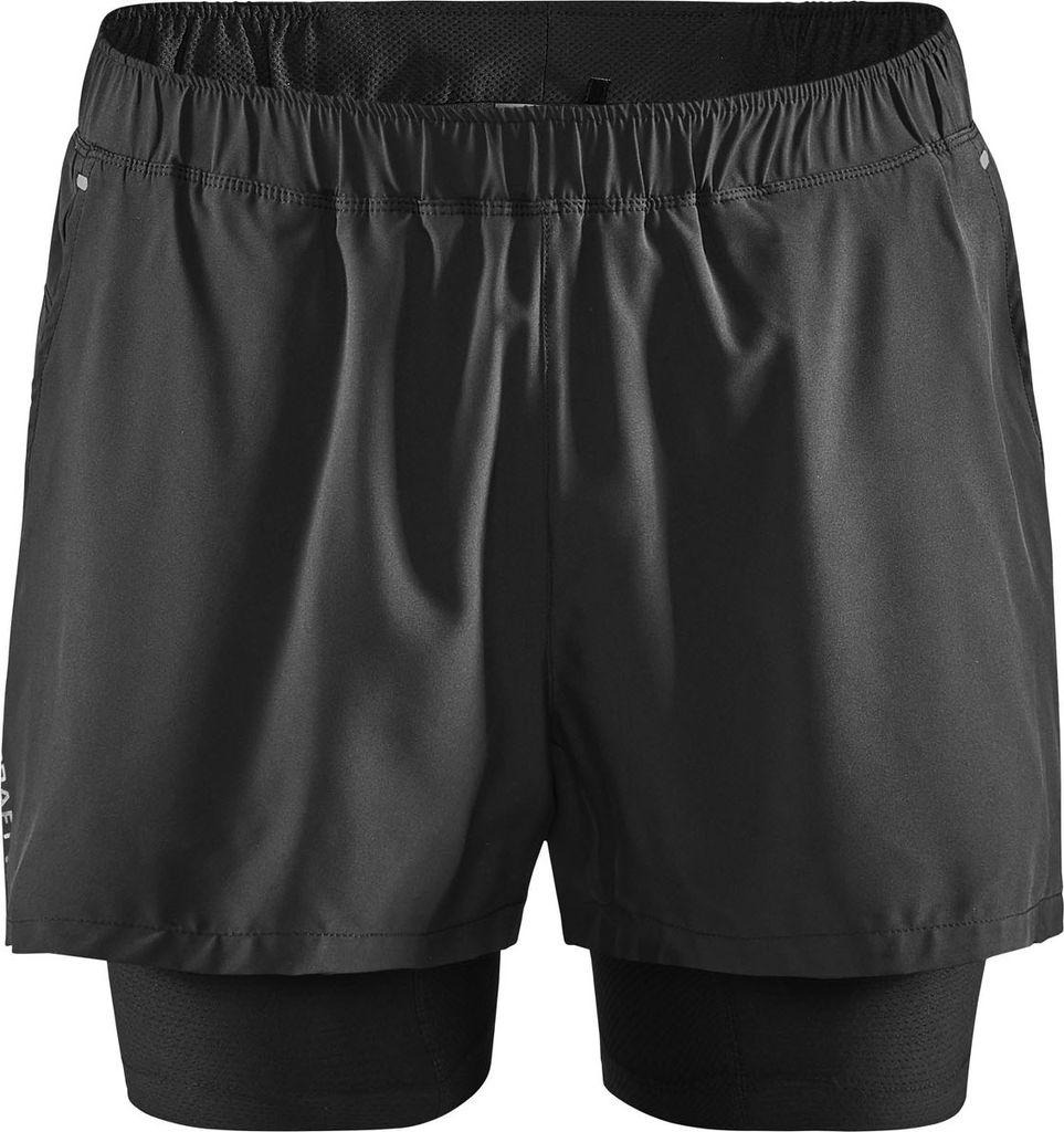 Craft Herren Trainings-Shorts Running Shorts Essence ADV 2-in-1 Stretch Shorts